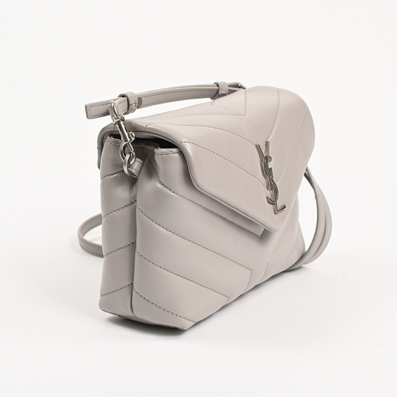 Saint Laurent Lulu Toy Bag Shoulder Bag Gray - Picture 2 of 11